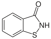 Struktur von Benzisothiazolinon