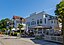 Buildings at the Beach Promenade (Strandpromenade) in Binz, Landkreis Vorpommern-Rügen, Mecklenburg-Vorpommern, Germany.