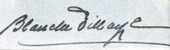 signature de Blanche Dillaye