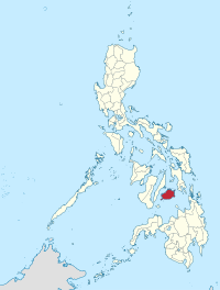 Bohol no mapa