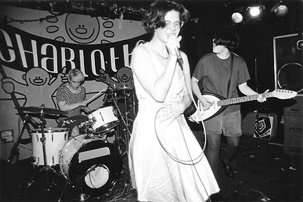 Riot grrrl band Bratmobile in 1994