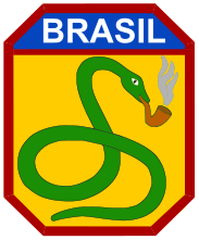 Însemne forțelor expediționare braziliene (șarpe fumegător) .svg