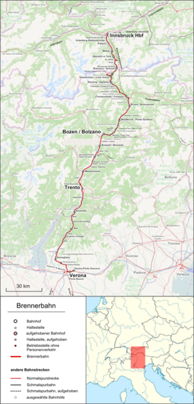 Voir la carte de la ligne.