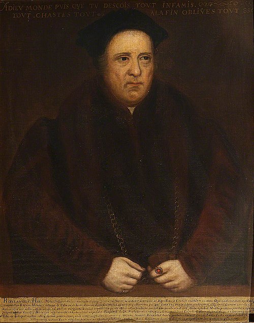 Portrait of Sir Rowland Hill of Soulton