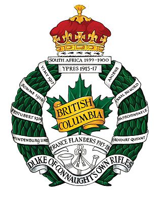 <span class="mw-page-title-main">British Columbia Regiment (Duke of Connaught's Own)</span> Military unit