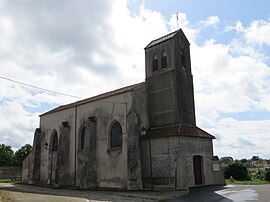 The church in Bussières
