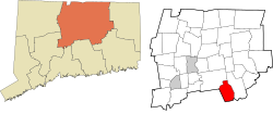 Capitol Region incorporated and unincorporated areas Marlborough highlighted.svg