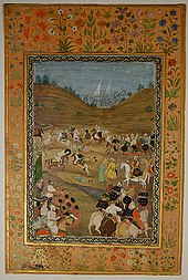 Alivardi Khan (Mughal Empire's viceroy of Bangal) captures two prisoners. Capture of two prisoners at an important battle by Allahvardi Khan Jahangiri..jpg