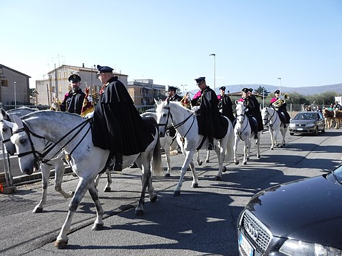 Carabinieri on horses