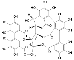 Chemische structuur van castalagin