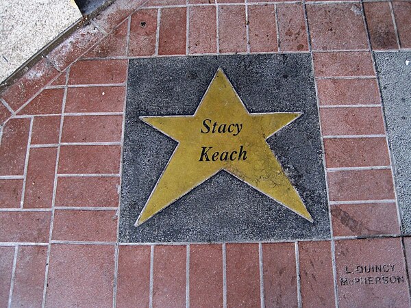 Keach's star at the Orpheum Theatre, 2010