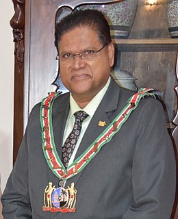 Chan Santokhi President of Suriname since 2020