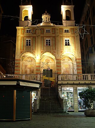 <span class="mw-page-title-main">San Pietro in Banchi, Genoa</span> Church building in Genoa, Italy