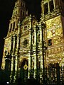 Exhibición de luces en la celebración del tricentenario de la ciudad de Chihuahua.