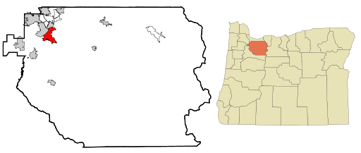 Clackamas County Oregon Incorporated and Unincorporated areas Oregon City Highlighted