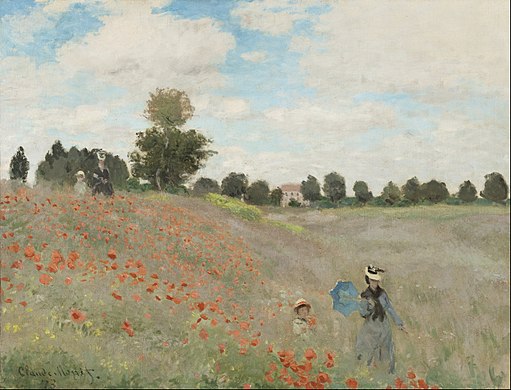 Claude Monet - Poppy Field - Google Art Project