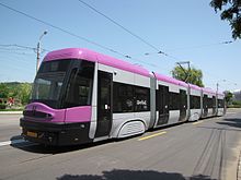 A PESA Swing tram on Splaiul Independentei Cluj-Napoca, PESA 82, 2012.06.09 (2).jpg
