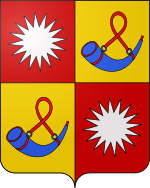 Coat of arms of the House of Del Balzo.svg