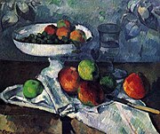Compotier, verre et pommes, par Paul Cézanne.jpg