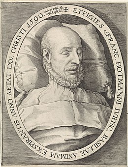 Crispijn van de Passe (I), after Joos van Winghe - Portrait of François Hotman.jpg