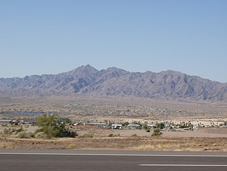 Crossman Peak, from Arizona 95