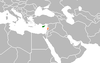 Location map for Cyprus and Lebanon.