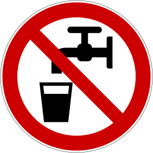 ရေ: ကမ္ဘာပေါ်မှာရှိသောရေ, အသုံးချပုံ, သောက်သုံးရန်မသင့်သော ရေ(၅)မျိုး