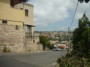 Calle en Daliyat el Carmel