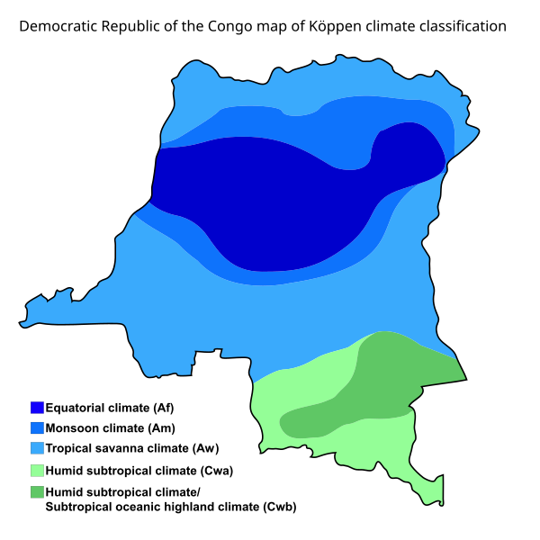 File:Democratic Republic of the Congo map of Köppen climate classification.svg