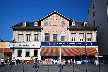 Heutiger Zustand des ehemaligen Bahnhofsrestaurants