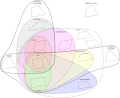 Diagramme de Venn de différent types de quadrilatères convexes.