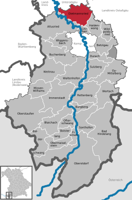 Kaart van Dietmannsried