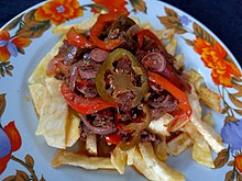 Pique macho, one of the main Bolivian dishes. Disfruta un buen Pique Macho.jpg