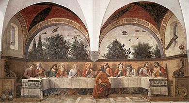 Domenico ghirlandaio, cenacolo di ognissanti 01.jpg