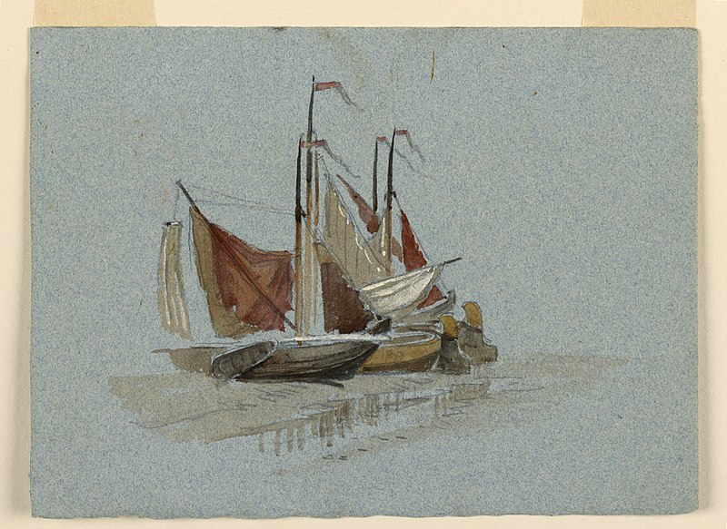 File:Drawing, Sketches. Fishermens' Sail Boats, 1872 (CH 18368989).jpg