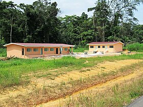 En skole i Gabon.