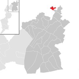 Poloha obce Edelstal v okrese Neusiedl am See (klikacia mapa)