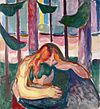 Edvard Munch - Upír v lese (1916-18) .jpg