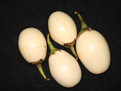 White eggplant