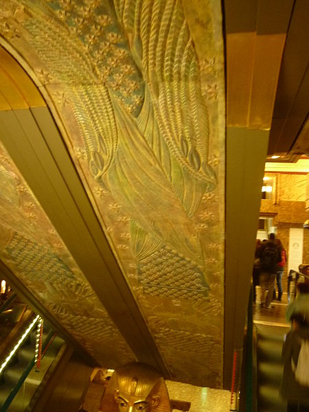 File:Egyptian Art Nouveau inspired escalators in Harrods, Brompton Road, London (8489073518).jpg