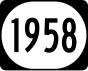 Kentucky Route 1958 işaretçisi