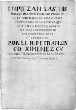 Thumbnail for Francisco Ximénez