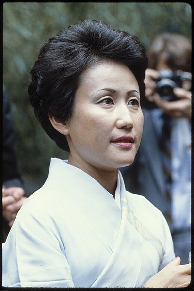 File:Empress Michiko, wife of Akihito, Crown Prince of Japan (2).jpg