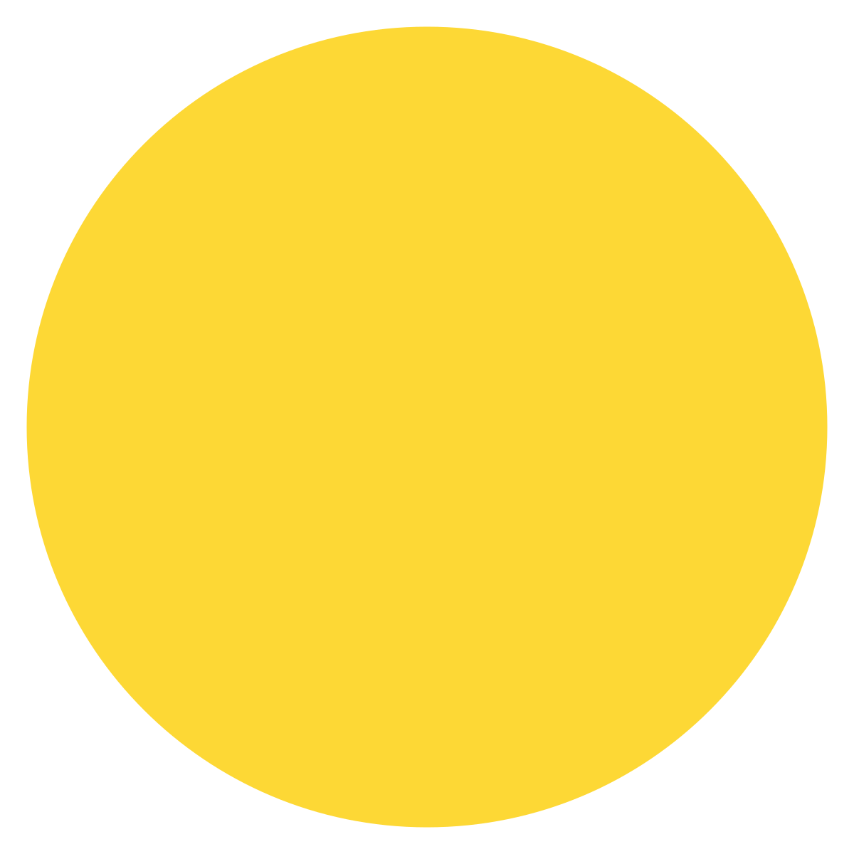 Yellow circles. Yellow circle.