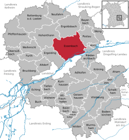 Essenbach - Localizazion