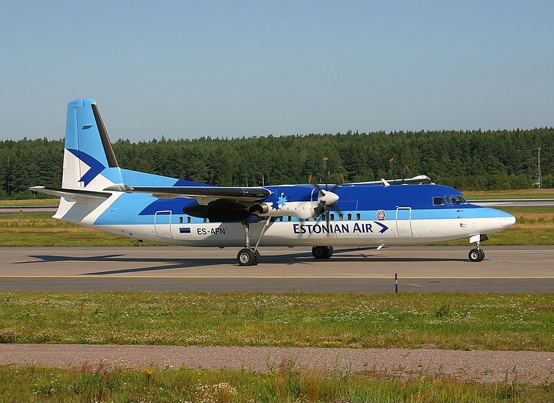 File:Estonian Air Fokker 50.jpg