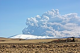 Eyjafjöll 2010 eruption under Eyjafjallajökull