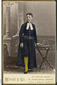 Boy wearing a fancy Bluecoat school uniform (1887, Australia)