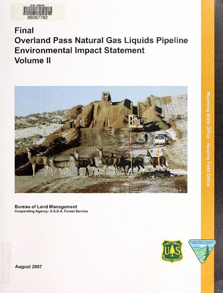 File:Final Overland Pass natural gas liquids pipeline environmental impact statement (IA finaloverlandpas02unit).pdf