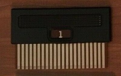 First cartridge-like jumper card for the Magnavox Odyssey